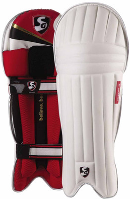 

SG MAXILITE-XL, SIZE-REGULAR Men's (39 - 43 cm) Batting Pad(White, Above 18 Years)