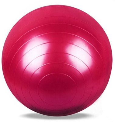 

ewave Premium Quality Anti Burst Anti Sleep Yoga Exercise Gym Ball(With Pump), Red