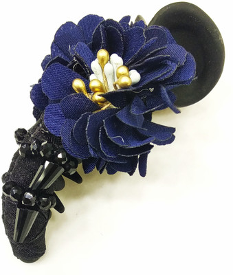 

Fairytale Premium Quality Beautiful Blue Flowers With Crystals Black Matte Colour Dolphin Hair Clutcher Hair Clip Party Wear For Girl's and Woman's. Size Regular Approx 7cm Banana Clip, Hair Claw(Blue, Black)