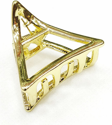 

fairytale Golden Triangle Metal Butterfly Hair claw for Girls and Woman's. Size Dimension 3.9cm × 3.5.cm Hair Claw(Gold)