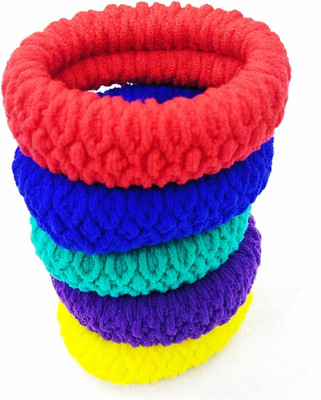 

Fairytale THICK Multi-coloured Neon Hair Elastic Rubber Band Ponytail Holder High Quality Soft Elastic.5 Pcs Set All Diffrent Colours.Thickness 1.7cm * 4.5cm size. Rubber Band(Multicolor)