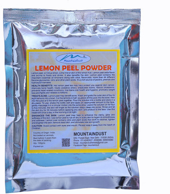 

Mountaindust Lemonpeel Powder,100 gms(100 g)
