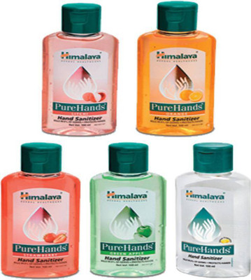

Himalaya Pure Hands (HAND SANITIZER) (Pack of 5)(250 ml, Bottle, Pack of 5)