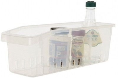 

Howards Narrow Pull-Out Organiser Plastic Kitchen Rack(White)