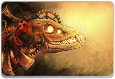 Ramiya steampunk dragon drawing Vinyl Laptop Decal 14