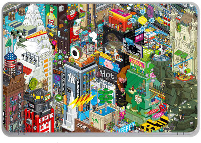 

Ramiya eboy new york (3M/Avery Vinyl, Finish-Glossy Laptop Decal 15.6