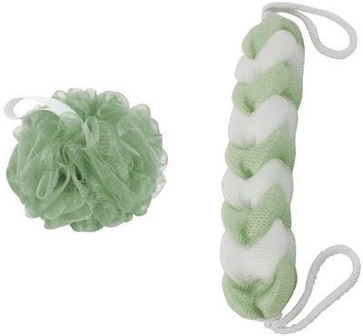 

Majik Loofah(Pack of 2), Green;white