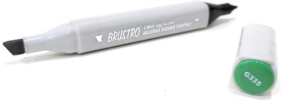 

Brustro Twin Tip Alcohol Based Marker Parrot Green(Set of 1, Parrot Green)