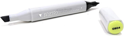 

Brustro Twin Tip Alcohol Based Marker Yellow Green(Set of 1, Yellow Green)