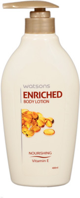 

Watsons Moisturizing Enriched Body Lotion Cream With Vitamin E For Women And Men(400 ml)