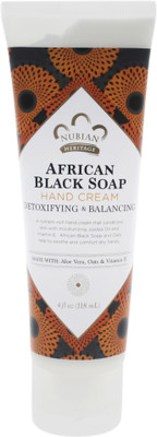 

Nubian Heritage African Black Soap Hand Cream Detoxifying & Balancing - 118 ml Cream(118 ml)