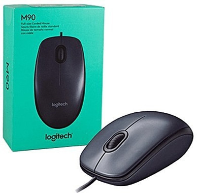 

Logitech M 90 MOUSE Wired Optical Gaming Mouse(USB 3.0, Black)