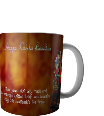 

RD Best Customise Gift for Raksha Bandhan PWMRB87 Ceramic Mug(300 ml), Multicolor