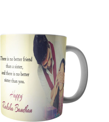 

RD Best Customise Gift for Raksha Bandhan PWMRB10 Ceramic Mug(300 ml), Multicolor
