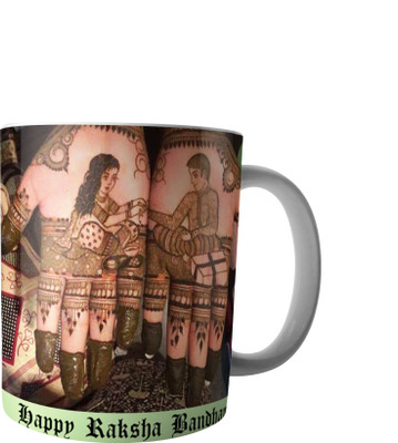 

RD Best Customise Gift for Raksha Bandhan PWMRB81 Ceramic Mug(300 ml), Multicolor