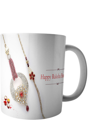 

RD Best Customise Gift for Raksha Bandhan PWMRB17 Ceramic Mug(300 ml), Multicolor