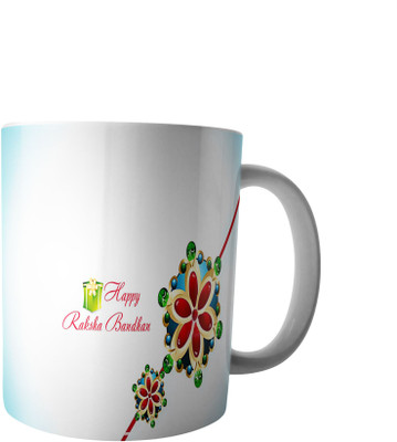 

RD Best Customise Gift for Raksha Bandhan PWMRB20 Ceramic Mug(300 ml), Multicolor