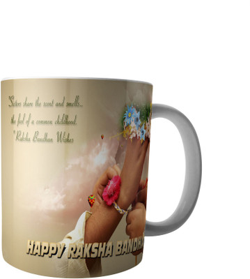 

RD Best Gift for Raksha Bandhan Ceramic Mug(300 ml), Multicolor