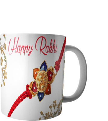 

RD Best Customise Gift for Raksha Bandhan PWMRB27 Ceramic Mug(300 ml), Multicolor