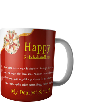 

RD Best Gift Ceramic Mug(300 ml), Multicolor