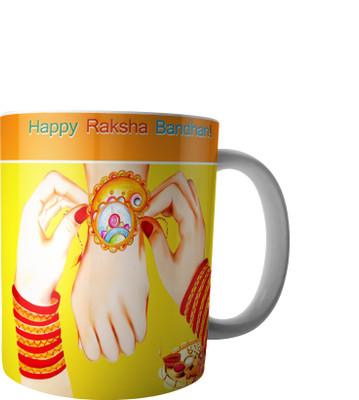 

RD Best Customise Gift for Raksha Bandhan PWMRB49 Ceramic Mug(300 ml), Multicolor