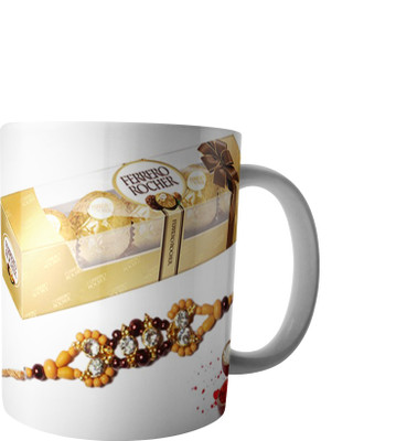 

RD Best Customise Gift for Raksha Bandhan PWMRB57 Ceramic Mug(300 ml), Multicolor