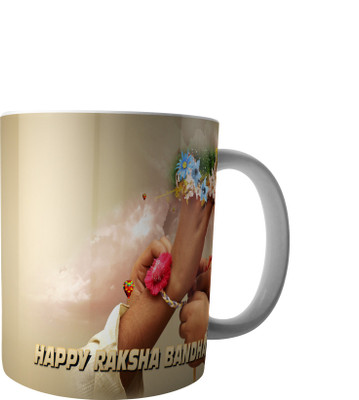 

RD Best Customise Gift for Raksha Bandhan PWMRB44 Ceramic Mug(300 ml), Multicolor