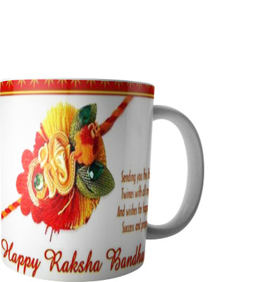 

RD Best Customise Gift for Raksha Bandhan PWMRB76 Ceramic Mug(300 ml), Multicolor