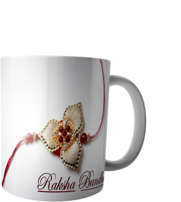 

RD Best Customise Gift for Raksha Bandhan PWMRB22 Ceramic Mug(300 ml), Multicolor