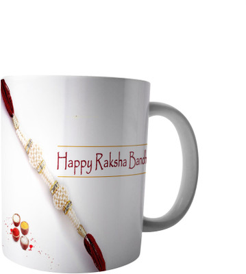 

RD Best Customise Gift for Raksha Bandhan PWMRB16 Ceramic Mug(300 ml), Multicolor