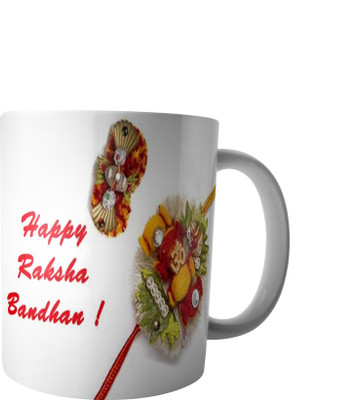 

RD Best Customise Gift for Raksha Bandhan PWMRB34 Ceramic Mug(300 ml), Multicolor