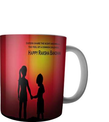 

RD Best Customise Gift for Raksha Bandhan PWMRB73 Ceramic Mug(300 ml), Multicolor