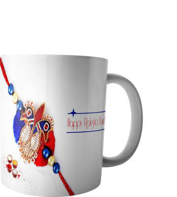 

RD Best Customise Gift for Raksha Bandhan PWMRB40 Ceramic Mug(300 ml), Multicolor