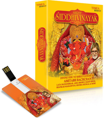 

Music Card - SHREE SIDDHIVINAYAK Pendrive Standard Edition(Hindi - Amitabh Bachchan, Lata Mangeshkar, Asha bhosle, Shankar Mahadevan, Jagjit Singh, Pt. Jasraj, Sanjeev Abhyankar, Ravindra Sathe, Suresh Wadkar, Kedar Pandit, S.P. Balasubramaniam, Uma Mohan