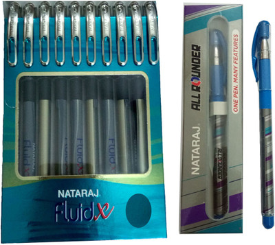 

NATARAJ ALL ROUNDER BALL PEN+FLUIDX BALL PEN Ball Pen(Pack of 30)