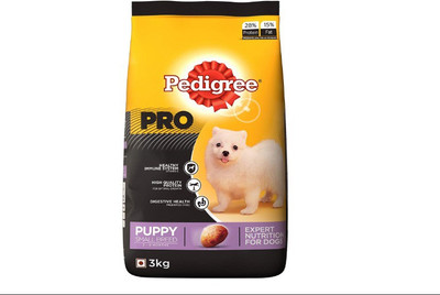 

Pedigree PRO Expert Nutrition for Puppy Small breed (2-9 months ) Chicken 3 kg Dry Dog Food