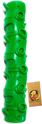 

Foodie Puppies High Quality Natural Rubber Dog Chew Stick Toy Squeeze, 9 inches (Color May Vary) Rubber Fetch Toy For Dog & Cat
