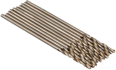 Digital Craft HSS Straight Round Shank 1.0mm Diameter Drill Bit 10Pc