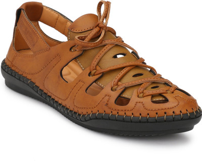 

DEN ROB Men Camel Sandals