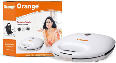 

Orange POPULAR ELECTRIC SANDWICH MAKER/ TOASTER, WHITE Toast(White)
