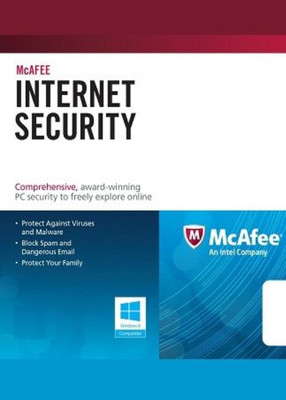 

McAfee Internet Security 3 User 1 Year