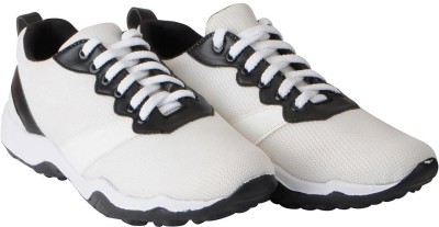 FAUSTO Mesh Running Shoes For Men(White)