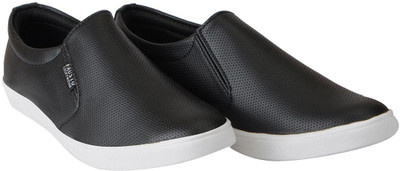 

FAUSTO Stylish Slip On Sneakers For Men(Black