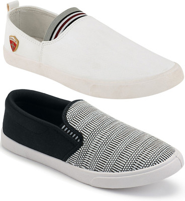 

Clymb Combo Pack Of 2 Casual Slip On Sneakers For Men(Multicolor