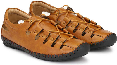 

Deals4you Synthetic Leather Stylish sadals for men And Boys Casuals For Men(Tan