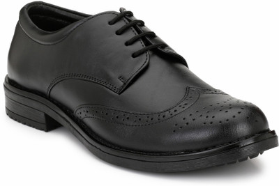 

Eego Italy Genuine Leather Comfy Shoes Derby For Men(Black