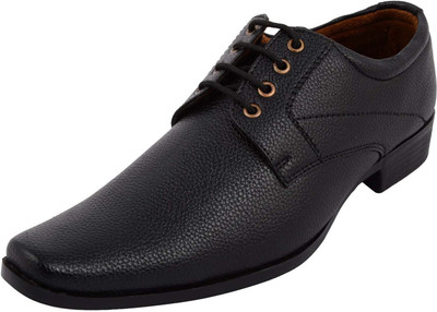 

MONCA Leather Formals Lace Up For Men(Black