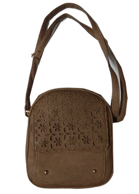 

Barsha Women Casual Brown PU Sling Bag