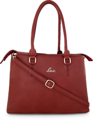 

Lavie Women Evening/Party Maroon Leatherette Shoulder Bag