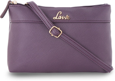 

Lavie Women Evening/Party Purple Leatherette Sling Bag